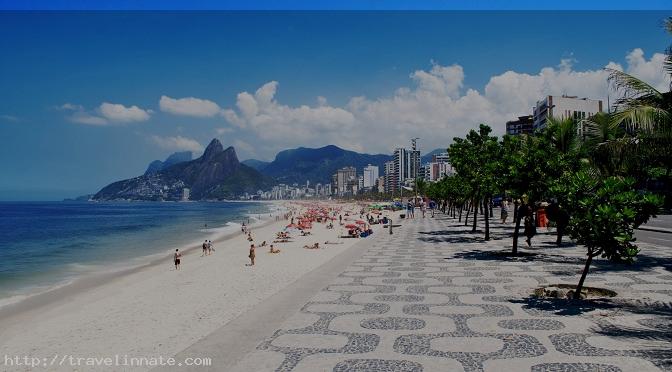 Ipanema Beach In Rio De Janeiro, Brazil