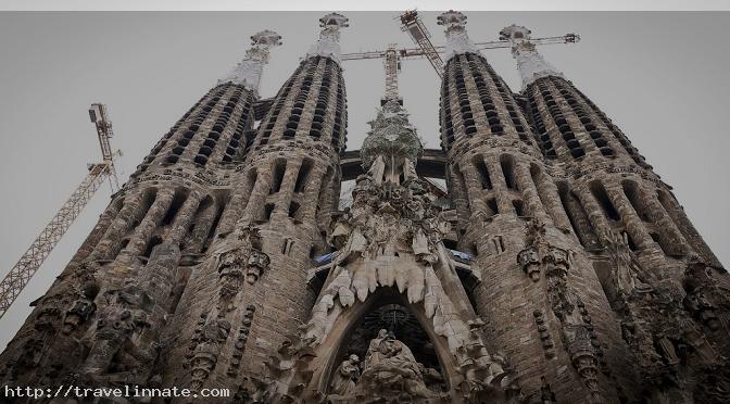 Sagrada Familia A Catholic Church In Barcelona, Spain